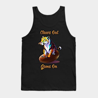 Claws Out Game On Rugby Union Tank Top